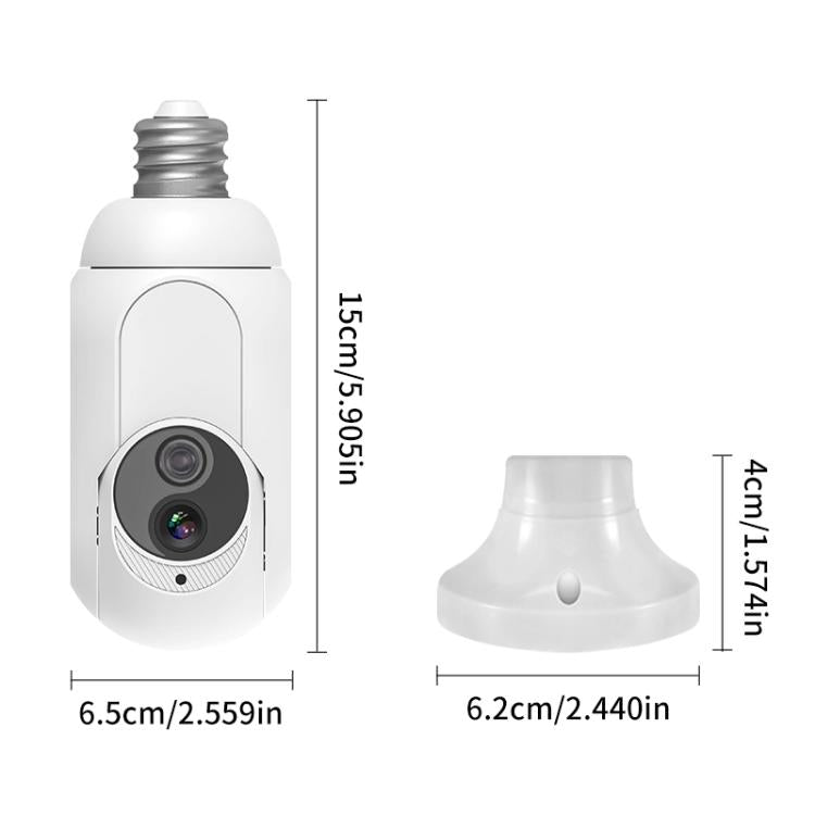 1080P Bulb Type WiFi Surveillance Camera Support Night Vision & Two-way Intercom & Motion Detection, K8 1080P Bulb Type WiFi Surveillance Camera Support Night Vision & Two-way Intercom & Motion Detection, K8